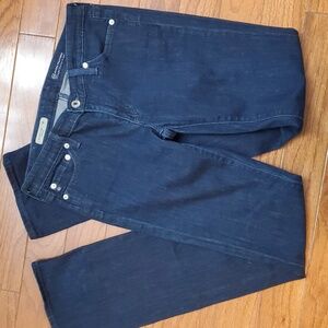 AG Adriano Goldschmied Womens Jeans 28R The Ballad Slim Boot Cut  Dark Wash